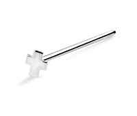 Smaller Plus Shaped Straight Nose Stud NSKA-06s